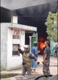 Pabrik Daur Ulang Oli di Ciparay Bandung, Ludes Terbakar Sijago Merah 