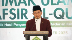 Ijtimak Ulama Tafsir 2025 Menteri Agama Tekankan Pentingnya Tafsir yang Relevan dan Berwawasan Kebangsaan