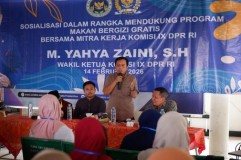 Sosialisasi Program Makan Bergizi Gratis di Nganjuk, DPR RI Tekankan Evaluasi dan Tingkatkan Standar Gizi