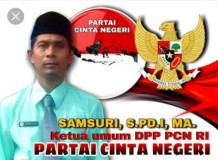 DPP Partai Cinta Negeri Deklarasikan Samsuri sebagai Calon Presiden RI 2029