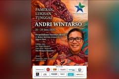 Pameran Tunggal Andri Wintarso di Perpusnas Tampilkan Lebih dari 40 Karya Bertema Art Therapy.