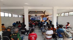 Situasi Musyawarah Kecamatan (Muscam) KNPI Kecamatan Ciparay berlangsung cukup panas