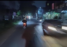 Lampu Jalan Mati di Dekat Kantor PLN Baleendah, Keselamatan Pengendara Dipertaruhkan