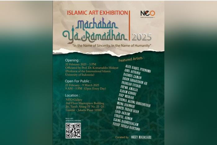 ISLAMIC ART EXHIBITION"In the Name of Sincerity, In the Name of Humanity" 2025 di NEO Gallery Jakarta Pusat