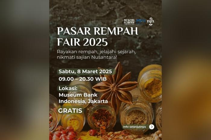 Pasar Rempah Fair 2025 : Pameran dan Perayaan Warisan Rempah Nusantara   