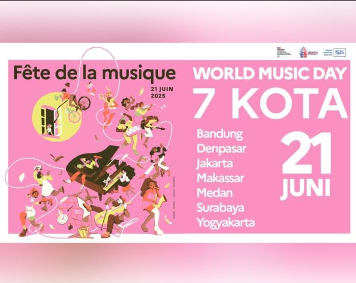 Fête de la Musique 2025 : Perayaan Musik Global Menyapa Indonesia