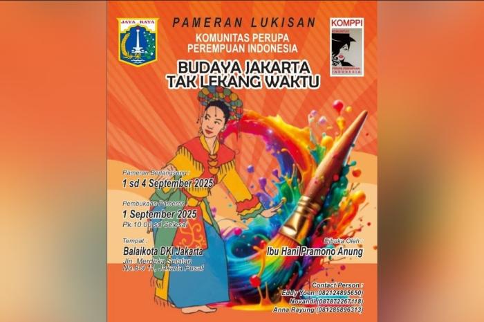 KOMPPI Kembali Hadirkan Pameran Lukisan "Budaya Jakarta Tak Lekang Waktu" 2025