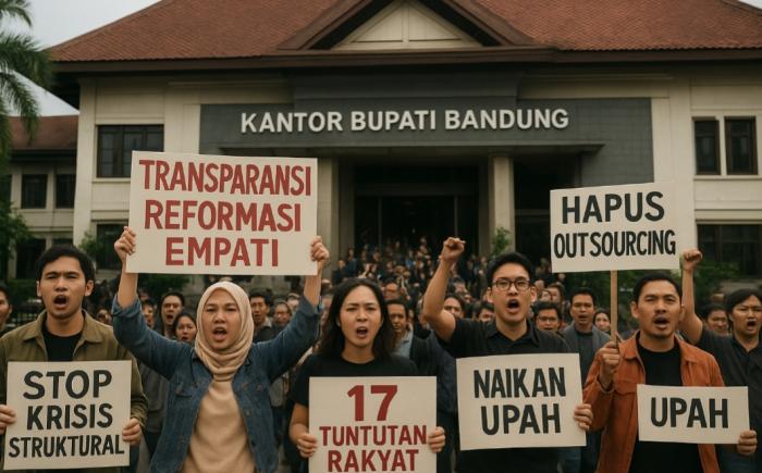 Gerakan Masyarakat Kabupaten Bandung, Rencanakan Aksi Demo di Komplek Pemda, Ini Tuntutannya 