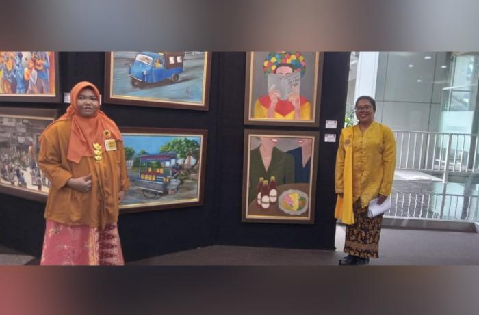 Kanthi Laras Ati : Kisah Inspiratif tentang Keteguhan, Seni, dan Harapan Pada Pameran Lukisan KOMPPI