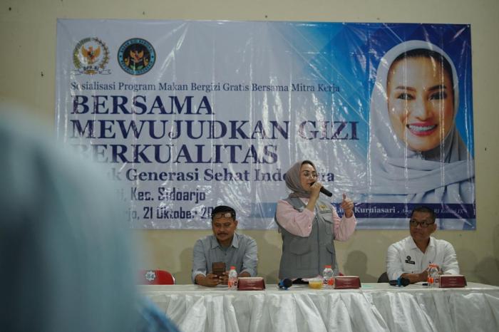 SOSIALISASI Program Makan Bergizi Gratis Dorong Sinergi dan Pemberdayaan Ekonomi Lokal di Sidoarjo