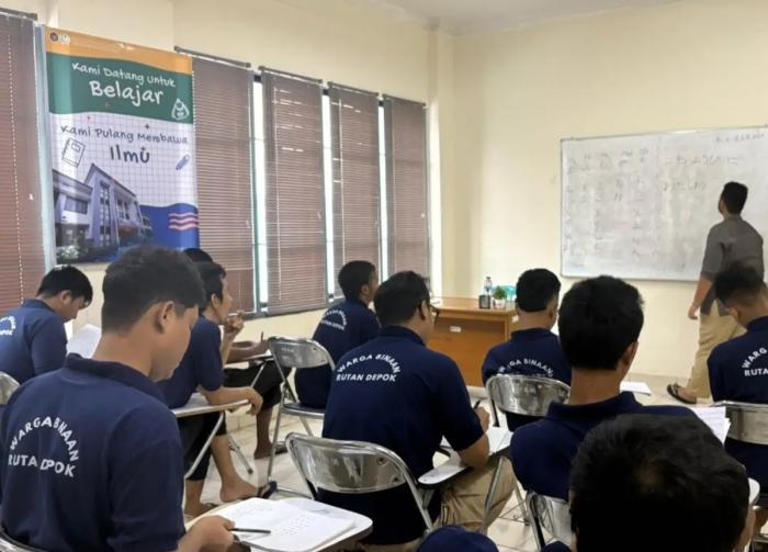 Rutan Kelas I Depok Bahasa Jepang Sebagai Bekal Kemandirian Warga Binaan