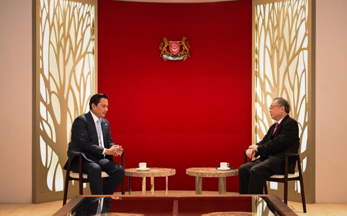 Wamenkeu Thomas Temui PM Lawrence Wong di Singapura dalam Program SR Nathan Fellowship