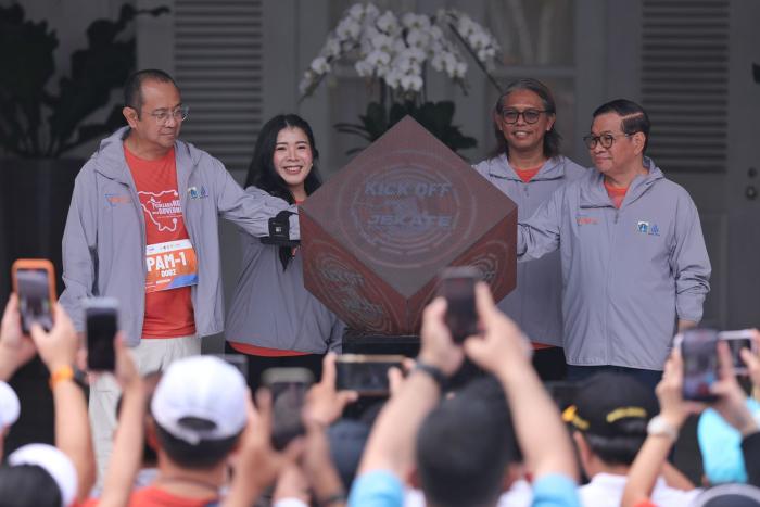 Luncurkan JEKATE Running Series PAM Jaya Gubernur Pramono Target Marathon 50 Ribu Peserta 2027