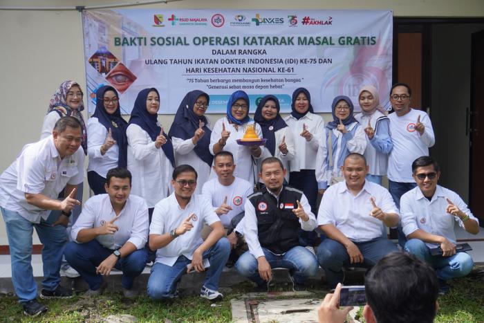 RSUD Majalaya dan IDI Kabupaten Bandung Sukses Gelar Operasi Katarak Massal Gratis 