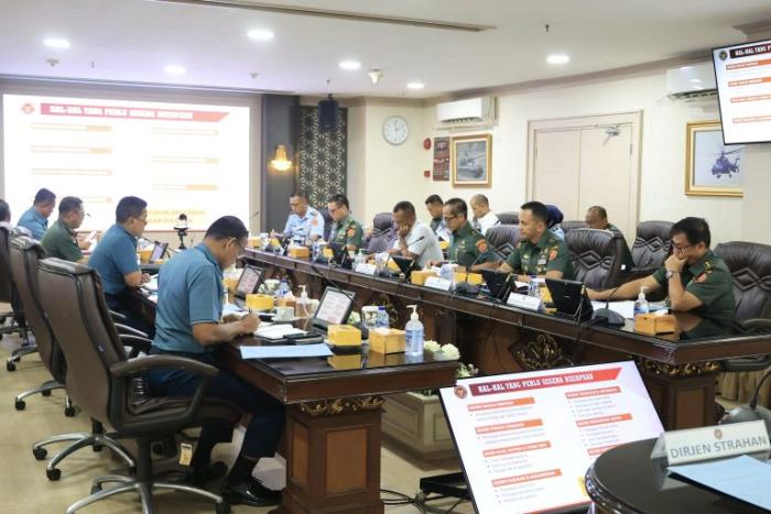 Dirjen Renhan Buka Rapat Koordinasi Kesiapan Rapim Kemhan 2026 di Kantor Ditjen Renhan Jakarta