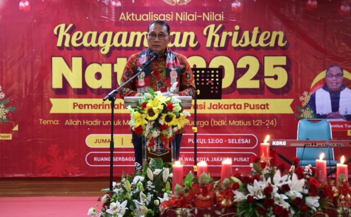 Jelang Natal 2025 Binroh Kristiani Pemkot Jakarta Pusat Gelar Acara dengan Pesan Kedamaian