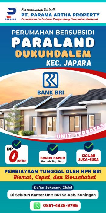 Ingin Berhenti Kontrak Rumah? Paraland Dukuhdalem Kuningan Tawarkan Perumahan Bersubsidi DP Rp0
