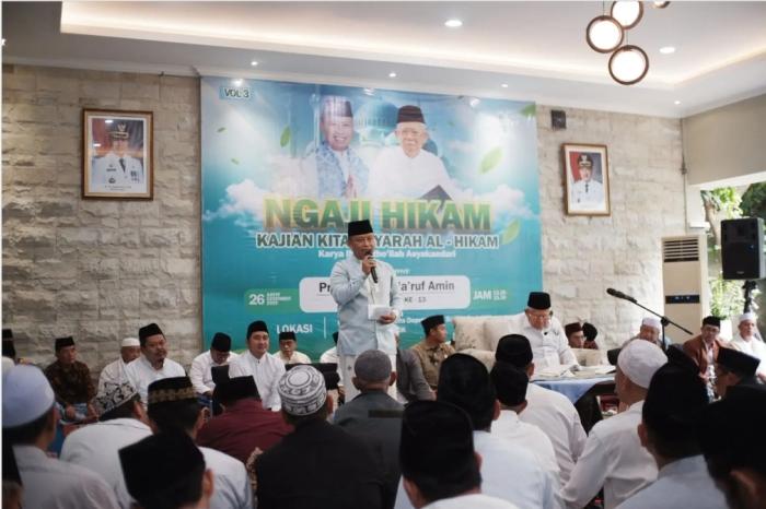Ngaji Hikam Bersama KH Ma’ruf Amin di Kediaman Walikota Depok
