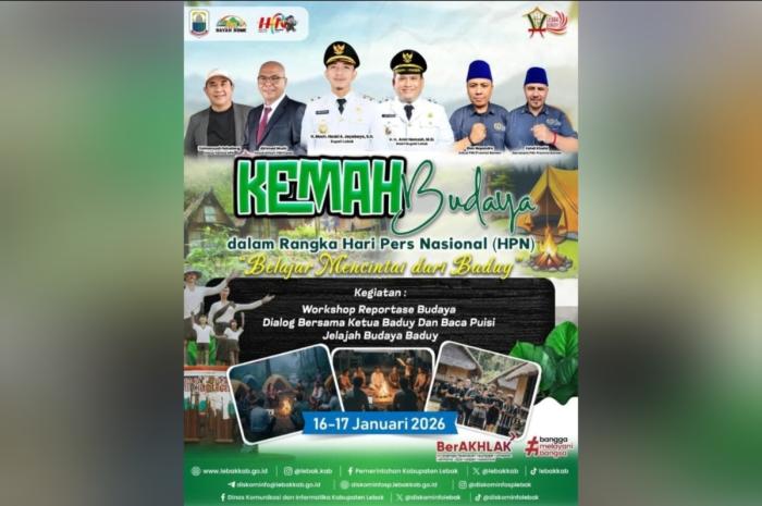 PWI Banten dan Pemkab Lebak Gelar Kemah Budaya HPN 2026 di Wilayah Adat Baduy