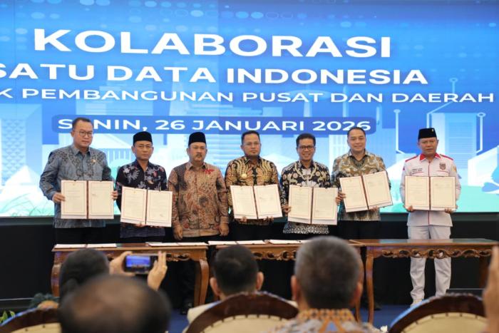 Pemkab Bandung Teken SEB Penyelenggaraan Informasi Geospasial, Perkuat Integrasi Data Pembangunan