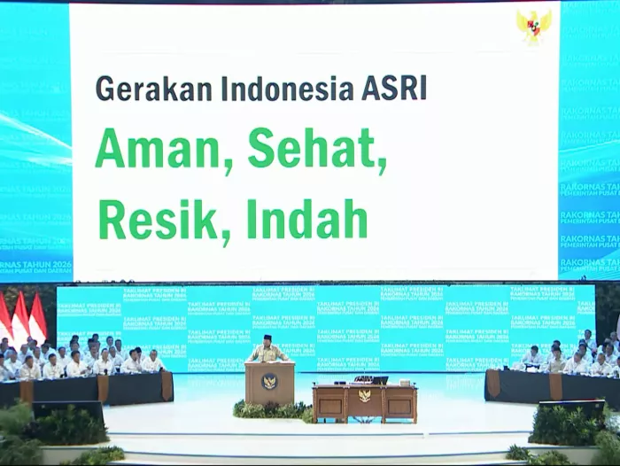 Presiden Prabowo Dorong Sinergi Pemerintah Pusat Daerah dalam Gerakan "Indonesia Asri"