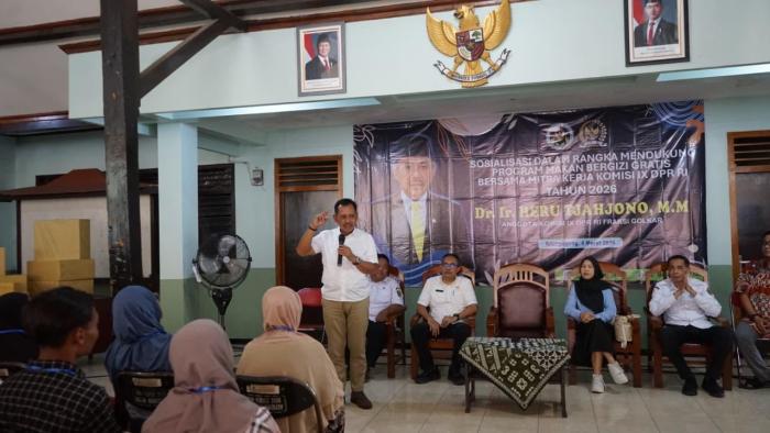 Sosialisasi MBG di Kauman Tulungagung, Heru Tjahjono sebut MBG Butuh Peran Serta Masyarakat