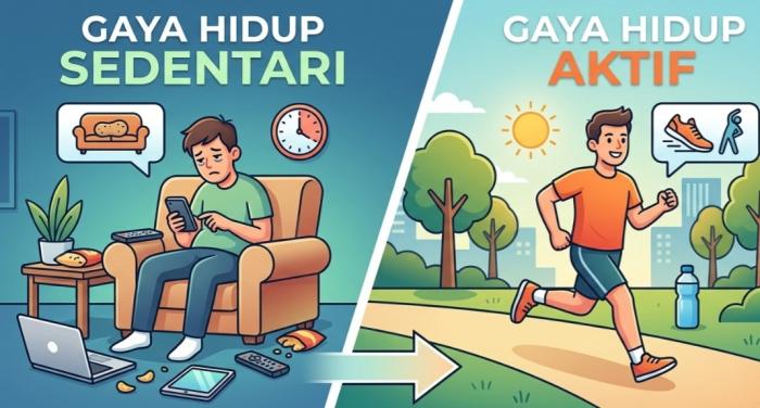 Mengenal Risiko Gaya Hidup Sedentari di Era Modern