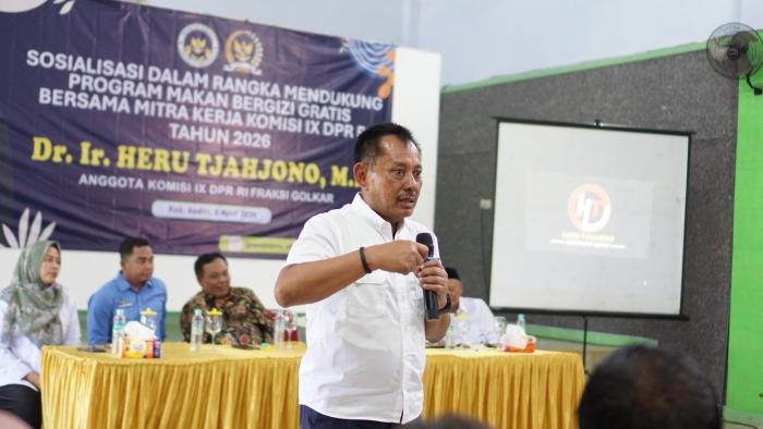 Sosialisasi MBG di Desa Bulupasar Kediri, Heru Tjahjono Ingatkan Pentingnya Nutrisi dan Pengasuhan Anak