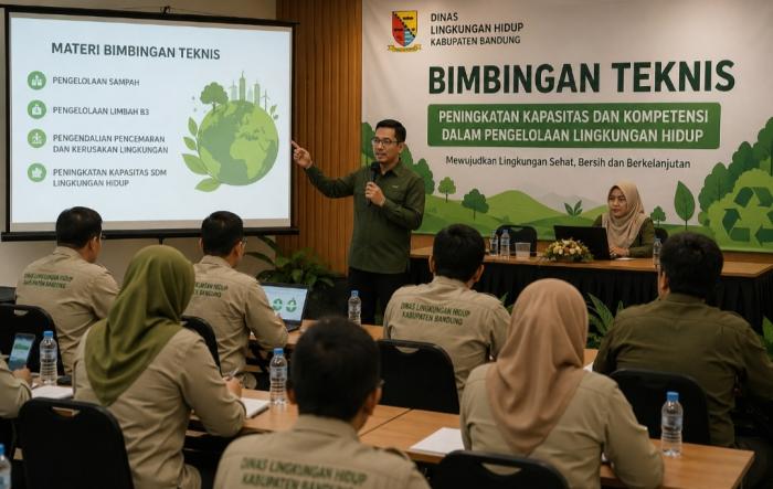 Bimtek Rp963,6 Juta di DLH Kabupaten Bandung Tuai Sorotan, Publik Pertanyakan Urgensi Anggarannya