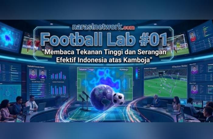 narasinetwork.com Football Lab #01 "Membaca Tekanan Tinggi dan Serangan Efektif Indonesia atas Kamboja"