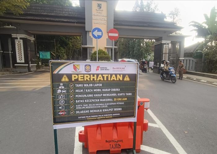 Satpol PP Kabupaten Bandung Perkuat Keamanan Komplek Pemerintahan