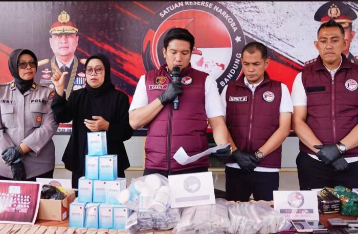 Polresta Bandung Bongkar Jaringan Narkoba, Ada 105 Kasus Dalam Waktu Dua Bulan 